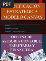 Planificacion Estrategica MODELO CANVAS