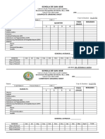 Schola de San Jose: Composite Grading Sheet