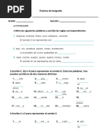 Práctica de Lexigrafía