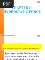 Chapter 3 Hydrostatic Force