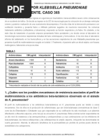 Bacteriemia Por Klebsiella Pneumoniae Multirresistente. Caso 365 - Wider - Es PDF