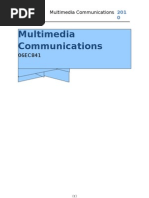 Multimedia Communication Notes