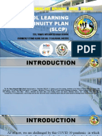 School Learning Continuity Plan (SLCP) : S T I H S