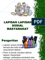 Lapisan Sosial Masyarakat