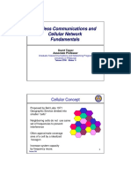 Wireless Communications and Cellular Network Fundamentals