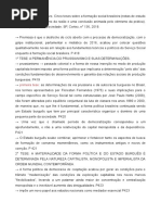 (Fichamento) IASE, Mauro. Cinco Teses Sobre A Formação Social Brasileira