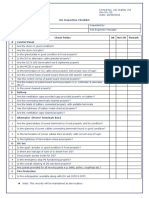 19.DG Inspection Checklist