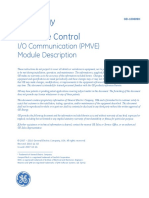 GE Energy Mark Ve Control: I/O Communication (PMVE) Module Description