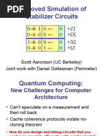 Improved Simulation of Stabilizer Circuits: 0 0 0 0 1 0 0 1 0 0 1 0 0 0 0 0 0 1 +ZI +IX +XI +IZ