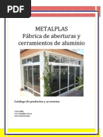 METALPLAS Fábrica de Aberturas y Cerramientos de Aluminio