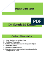 Doctrine of Ultra Vires