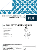 Rok Setengah Lingkar Dan Rok Lingkar Penuh