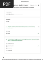 Ignition System Assignment