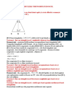 6-Proprietățile Triunghiului Isoscel .