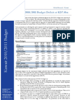 Kuwait 2010/2011 Budget Deficit at KD7.4bn