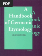 A Handbook of Germanic Etymology