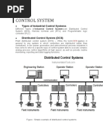 Control System: Types of Industrial Control Systems