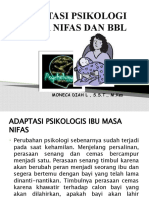 Adaptasi Psikologis Masa Nifas Monic 2020