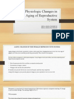 Physiologic Changes in Aging of Reproductive System