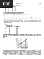 Fall Semester Review KEY