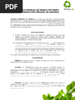 Contrato Individual de Trabajo (Confianza)