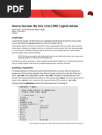 How To Increase The Size of An LVM2 Logical Volume