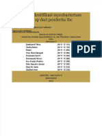 PDF Isolasi Dan Identifikasi Mycobacterium Tuberculosis SP Dari Penderita TBC DD - PDF