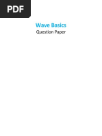 Wave Basics: Question Paper