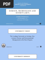 Science, Technology and Society (Ge7) : Partido State University