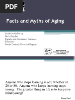 Aging Myths and Facts PowerPoint