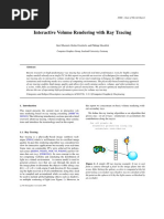 Interactive Volume Rendering With Ray Tracing