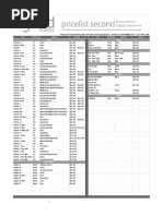 Pricelist Sheet PDF