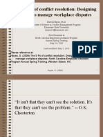 The "5 PS" of Conflict Resolution: Designing Systems To Manage Workplace Disputes