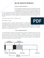 1.5 Manejo de Memoria Dinámica