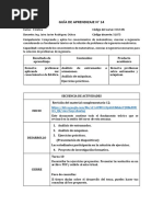 Guía de Aprendizaje 14 - ESTATICA