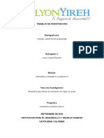 TRABAJO DE INVESTIGACION Cocteleria