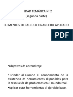 T02 - Elementos de Calculo Financiero Aplicado Segunda Parte