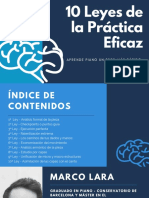 10 Leyes de La Práctica Eficaz: Aprende Piano Un 300% Más Rápido