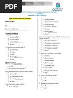 Ficha Socio Económica Del Estudiante 2020