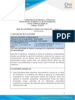 Guía de Actividades y Rúbrica de Evaluación - Unidad 2 - Tarea 3 - Identificación