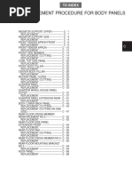 C Replacement Procedure For Body Panels: To Index