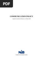 Communication Policy