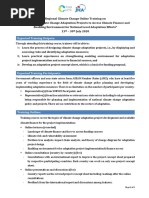 1) Climate Finance Program 