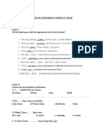 Excercise For Present Perfect Fahmy Aribah