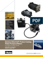 Denison GOLD CUP Product Catalog Piston Pumps & Motors: For Open & Closed Circuits