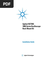 Agilent N2739A 1000 Series Oscilloscope Rack Mount Kit: Installation Guide