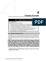 Company Accounts: Unit - 1: ESOP and Buy-Back of Shares