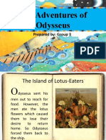 The Adventures of Odysseus: Prepared By: Group 3