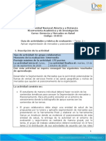 Guia de Actividades y Rúbrica de Evaluación - Unidad 1 - Tarea 2 - Aplicar Segmentación de Mercados y Posicionamiento