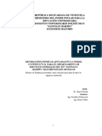 Mejoras Ergonómicas Apoyadas en La Norma Covenin 2273-91, para El Departamento de Servicios Generales Del Iup "Santiago Mariño" Maturín Estado Monagas